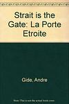 Cover of 'Strait is the Gate' by André Gide
