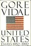 Cover of 'United States: Essays 1952-1992' by Gore Vidal