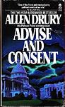 Cover of 'Advise and Consent' by Allen Drury