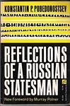 Cover of 'Reflections of a Russian Statesman' by Konstantin P. Pobedonostsev