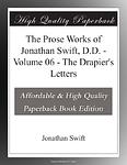 Cover of 'The Prose Works Of Jonathan Swift' by Jonathan Swift