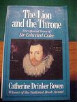Cover of 'The Lion and the Throne' by Catherine Drinker Bowen