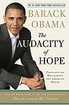Cover of 'The Audacity of Hope' by Barack Obama